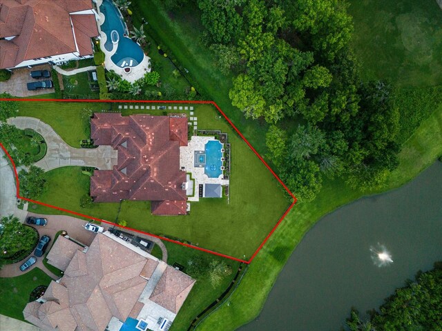 19 Sanctuary Trl, Missouri City, TX 77459 - aerial view of property's location with property boundaries highlighted