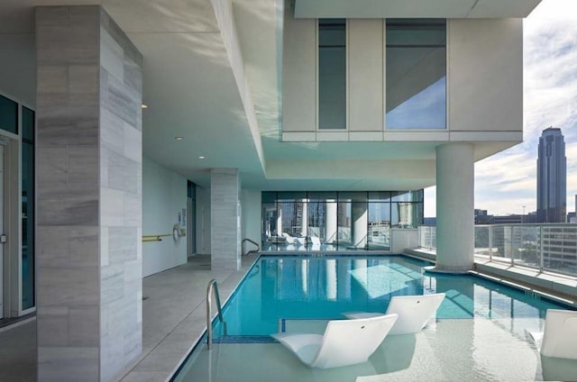 4521 San Felipe St Unit 2601, Houston, TX 77027 - view of indoor community pool