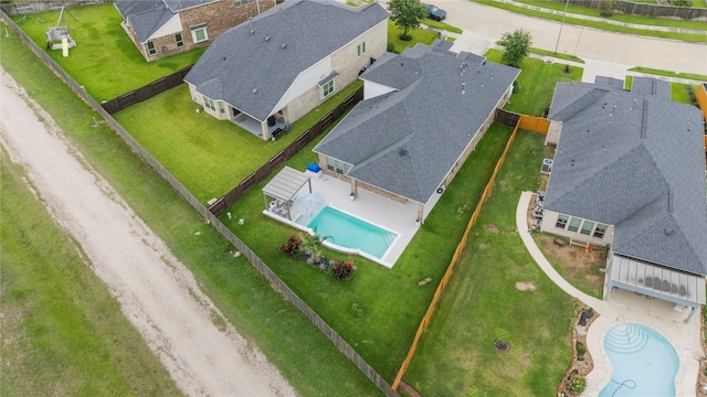 29510 Enchanted Breeze Ln, Katy, TX 77494 - aerial perspective of suburban area with a pool area