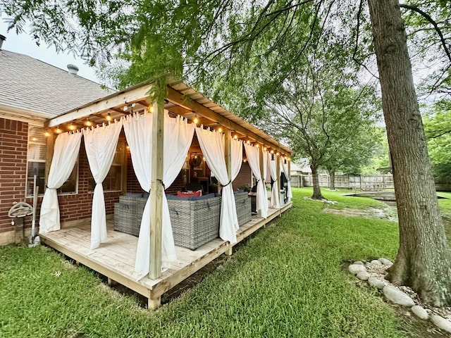 1308 Hagan St, Crockett, TX 75835 - view of yard