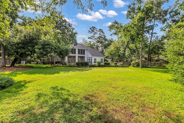 74 Grogans Point Rd, The Woodlands, TX 77380 - view of grassy yard