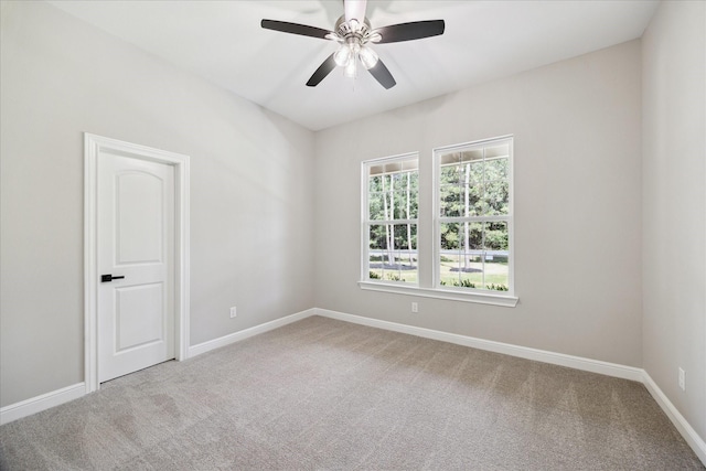 26800 Saddle Horn, Waller, TX 77484 - unfurnished room with carpet floors, baseboards, and ceiling fan