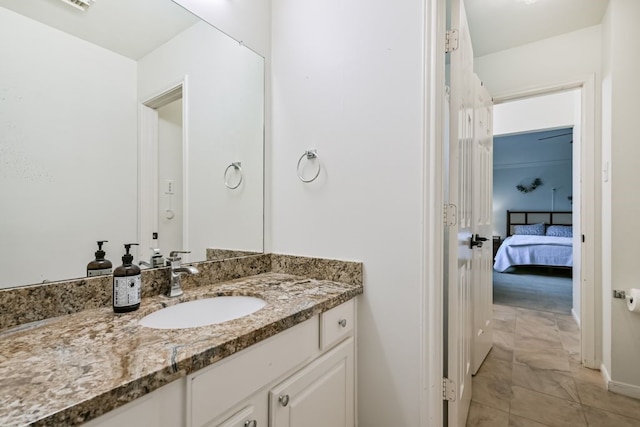 2803 Canyon Dr, Pearland, TX 77584 - bathroom featuring vanity and connected bathroom