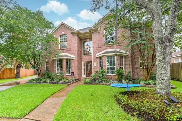 2803 Canyon Dr, Pearland, TX 77584 - traditional home with brick siding