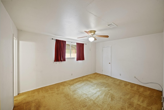 6027 Dellfern Dr, Houston, TX 77035 - unfurnished room with carpet floors and a ceiling fan