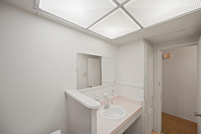 6027 Dellfern Dr, Houston, TX 77035 - bathroom with vanity