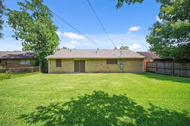 6027 Dellfern Dr, Houston, TX 77035 - back of property featuring brick siding