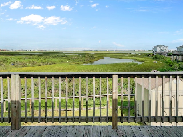 753 Bluewater Hwy, Surfside Beach, TX 77541 - deck with a water view