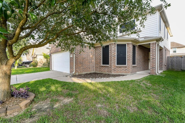 11019 Chestnut Path Way, Tomball, TX 77375 - view of front of property featuring brick siding, concrete driveway, and an attached garage