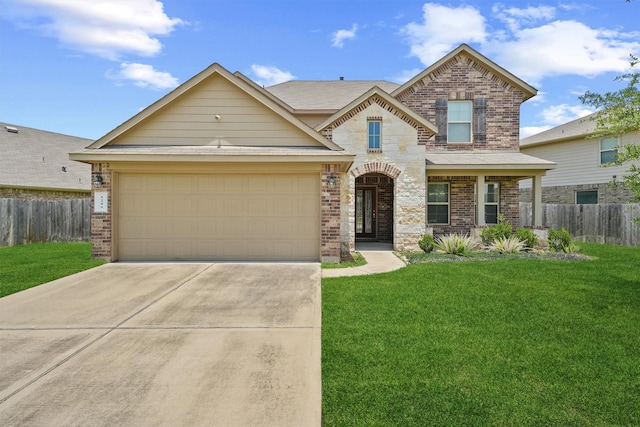 5206 Pointe Spring Xing, Spring, TX 77389 - view of front of home featuring brick siding, concrete driveway, and a garage
