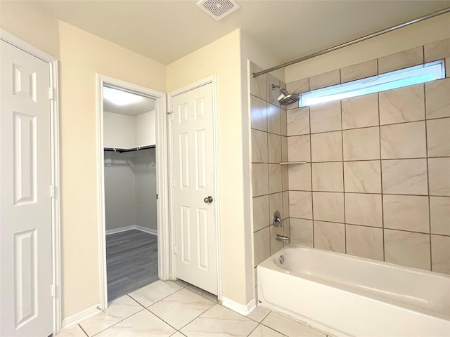 29314 Nectar Bloom Ct, Spring, TX 77386 - full bathroom with shower / tub combination, tile patterned floors, and baseboards