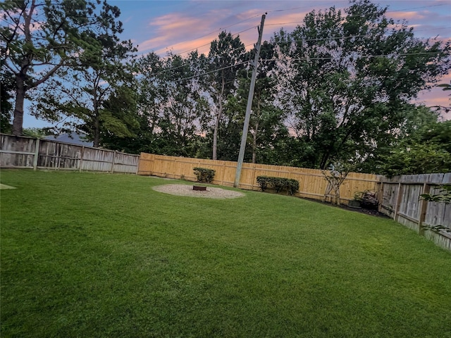 15314 Yellow Oak Trl, Cypress, TX 77433 - view of yard at dusk
