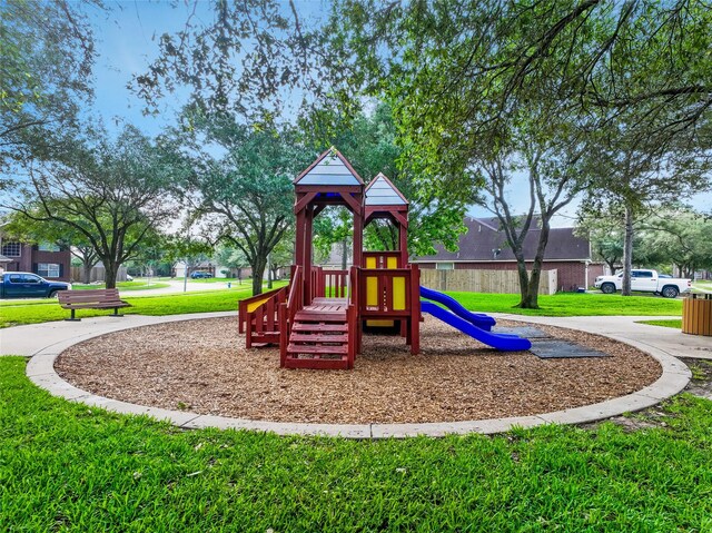 15314 Yellow Oak Trl, Cypress, TX 77433 - community play area featuring a yard