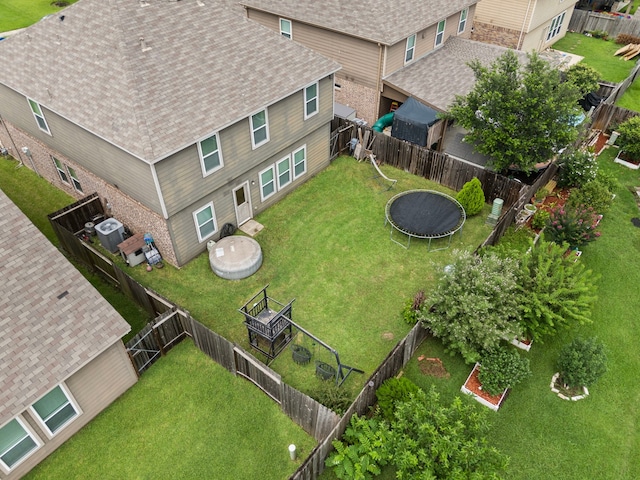 14706 Meadow Acre Trl, Houston, TX 77049 - aerial view of property and surrounding area