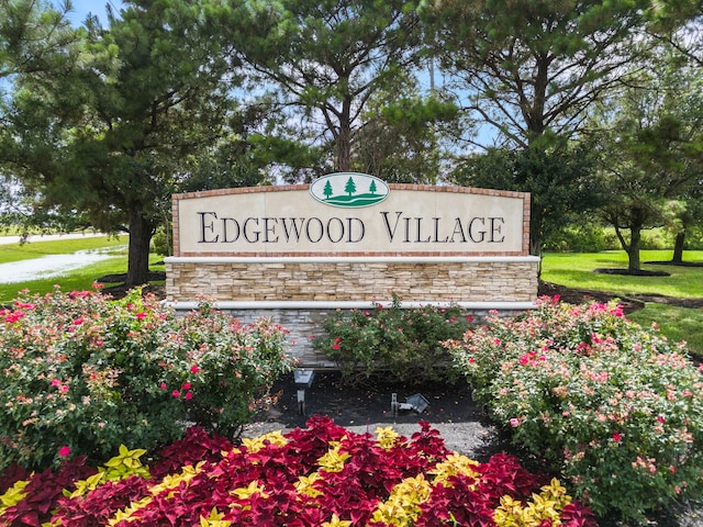 14706 Meadow Acre Trl, Houston, TX 77049 - community sign with a lawn