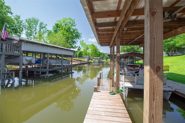 374 Harbor View Dr, Livingston, TX 77351 - dock area with boat lift and a water view