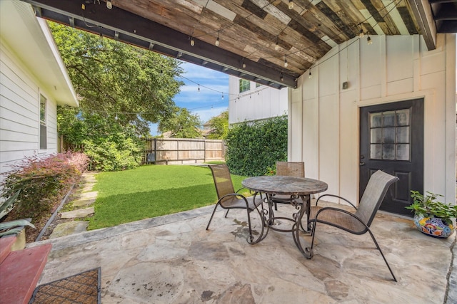 529 Fugate St, Houston, TX 77009 - view of patio with outdoor dining space