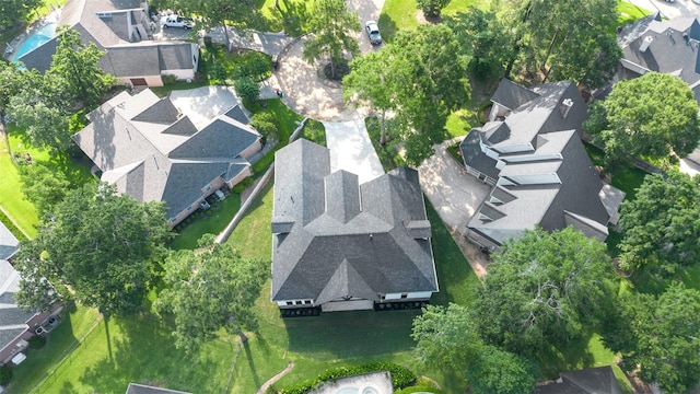 243 Teewood Ct, Montgomery, TX 77356 - aerial view of property and surrounding area with nearby suburban area