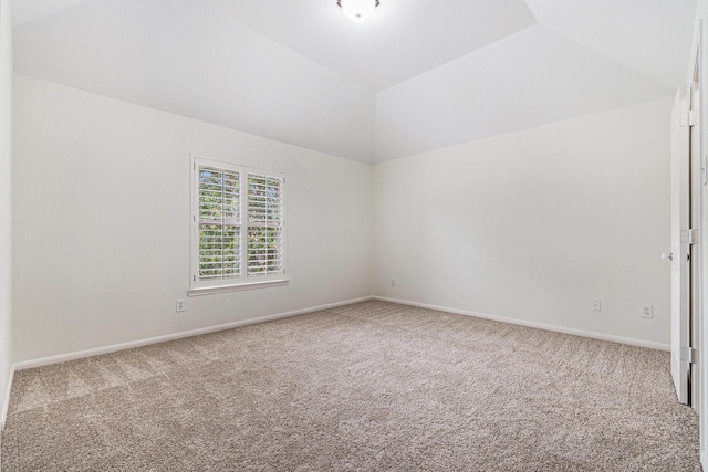 15814 Lake Loop Dr, Cypress, TX 77433 - unfurnished room with carpet and vaulted ceiling