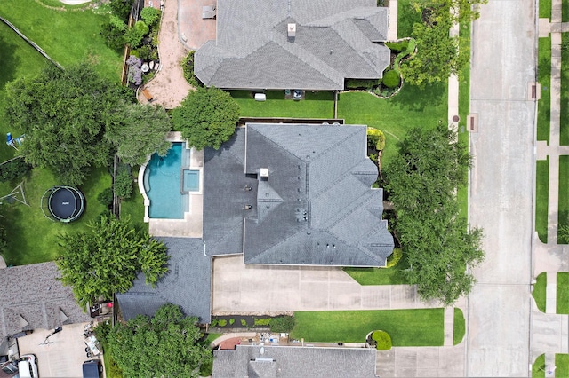 15814 Lake Loop Dr, Cypress, TX 77433 - aerial overview of property's location featuring a pool