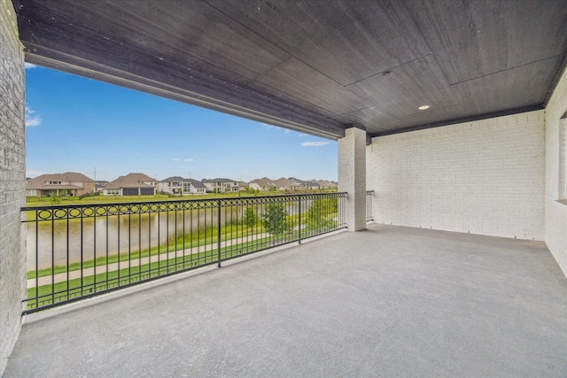 11011 Heartleaf Aster Way, Cypress, TX 77433 - balcony featuring a residential view and a water view