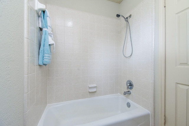 1610 Chapelwood Ln, Richmond, TX 77406 - bathroom featuring washtub / shower combination