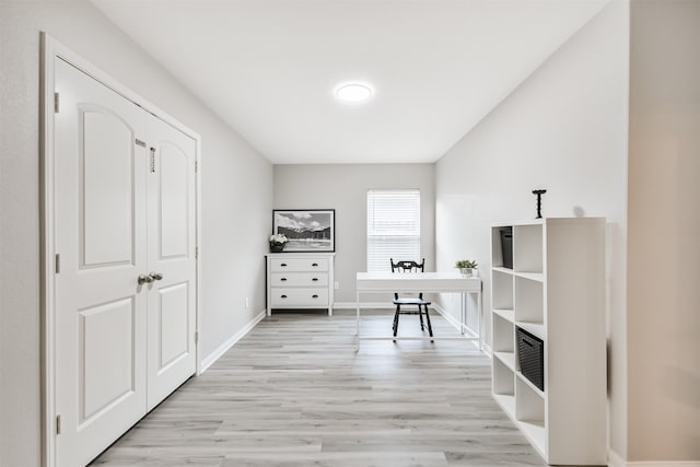 21100 Titian Dr, Magnolia, TX 77355 - office featuring light wood-style flooring and baseboards