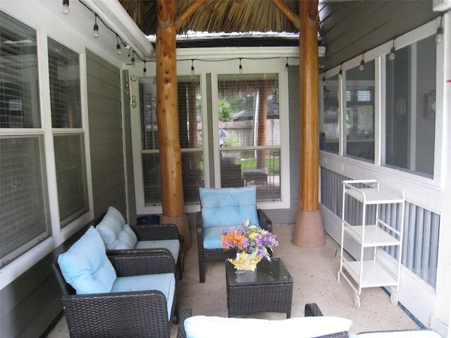 115 Texarkana Dr, Magnolia, TX 77354 - view of patio featuring an outdoor hangout area