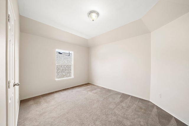 2507 Abernathy Glen Ct, Houston, TX 77014 - carpeted empty room with baseboards and vaulted ceiling