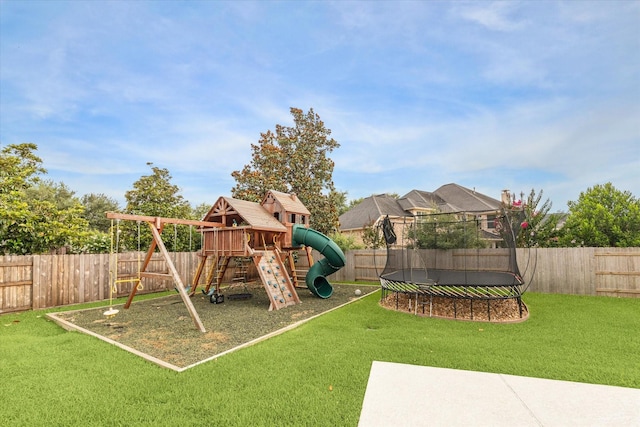 22111 Blacksburg Ct, Katy, TX 77450 - view of play area with a trampoline