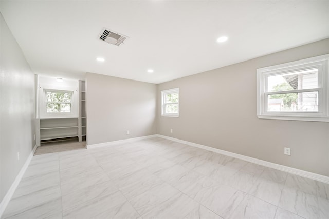 538 Pecan Dr, South Houston, TX 77587 - unfurnished room with baseboards and recessed lighting