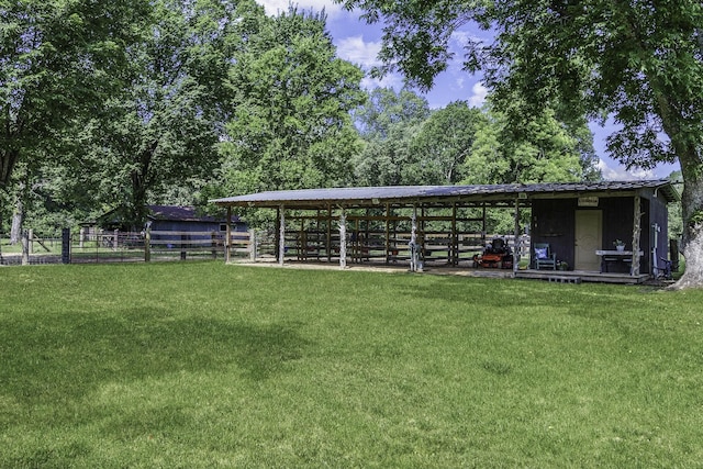 6462 US Highway 190 E, Livingston, TX 77351 - view of home's community with an outbuilding and an exterior structure