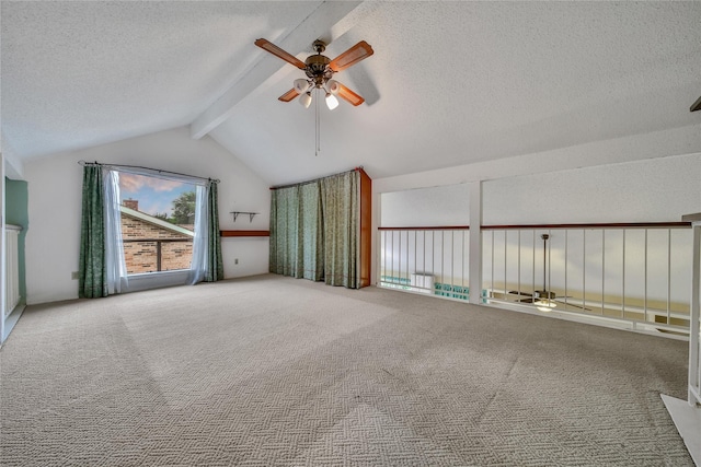 4214 Hambledon Village Dr, Houston, TX 77014 - carpeted spare room with ceiling fan and a textured ceiling