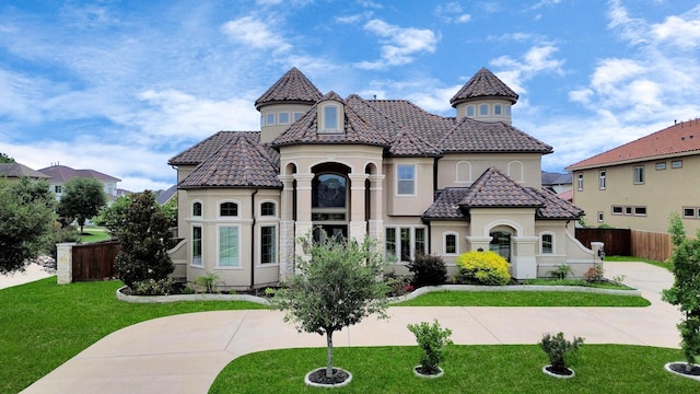18111 Dockside Landing Dr, Cypress, TX 77433 - view of front of home featuring stucco siding and a tiled roof