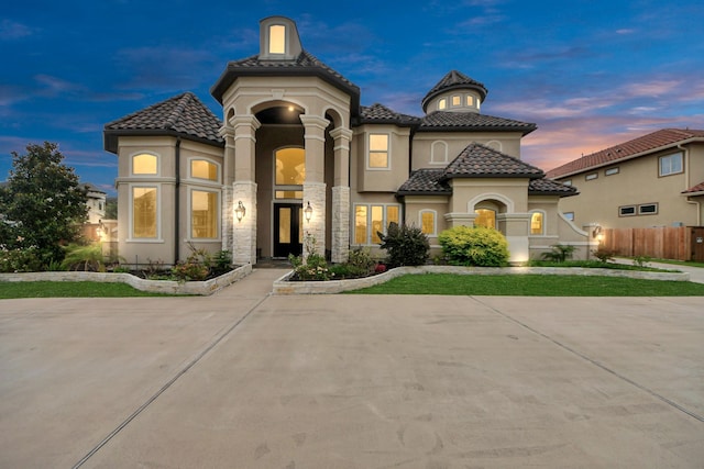 18111 Dockside Landing Dr, Cypress, TX 77433 - mediterranean / spanish-style home featuring stucco siding and a tile roof