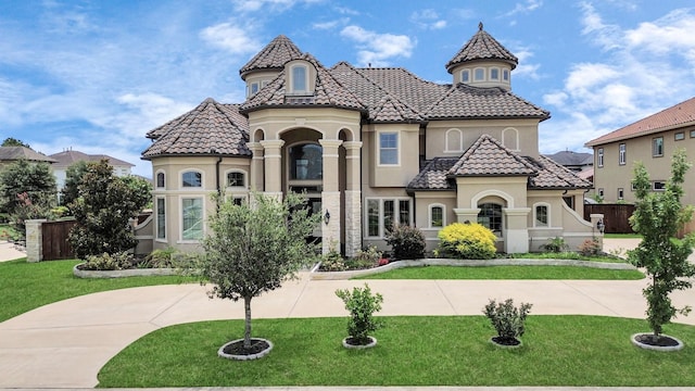 18111 Dockside Landing Dr, Cypress, TX 77433 - view of front facade featuring stucco siding and a tile roof