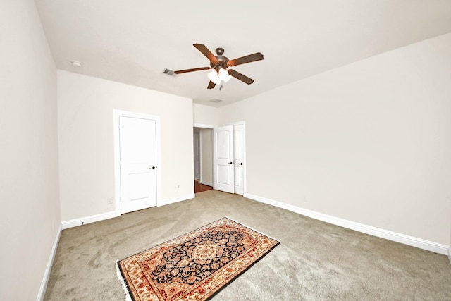 18111 Dockside Landing Dr, Cypress, TX 77433 - unfurnished bedroom with carpet floors, baseboards, and ceiling fan