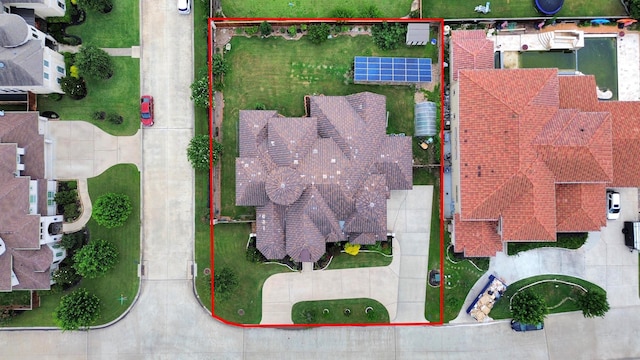 18111 Dockside Landing Dr, Cypress, TX 77433 - aerial view of property and surrounding area with property parcel outlined