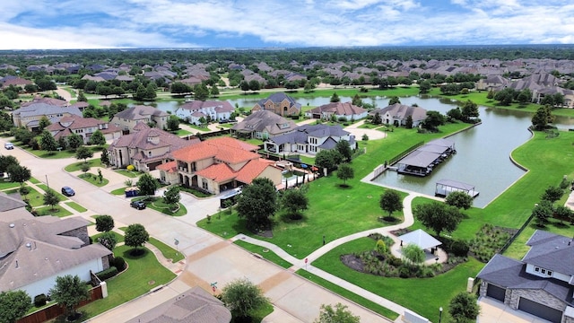 18111 Dockside Landing Dr, Cypress, TX 77433 - aerial perspective of suburban area featuring a nearby body of water