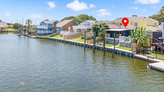 36 Lakeview Dr, Galveston, TX 77551 - water view with nearby suburban area