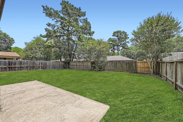 9519 Landry Blvd, Spring, TX 77379 - view of yard with a patio