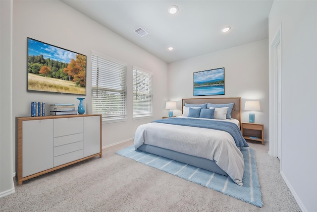 1452 Glenoaks Dr, Conroe, TX 77385 - carpeted bedroom featuring baseboards and recessed lighting
