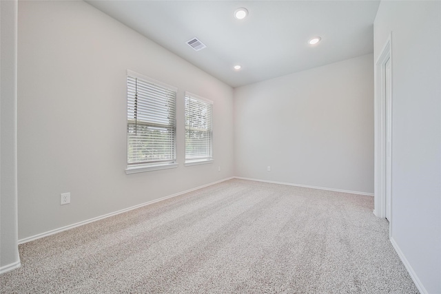 1452 Glenoaks Dr, Conroe, TX 77385 - spare room with recessed lighting, carpet, and baseboards