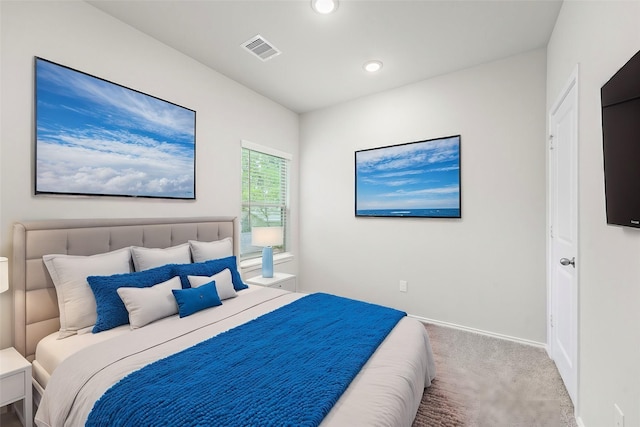 705 Little River Dr, Montgomery, TX 77316 - carpeted bedroom featuring baseboards and recessed lighting