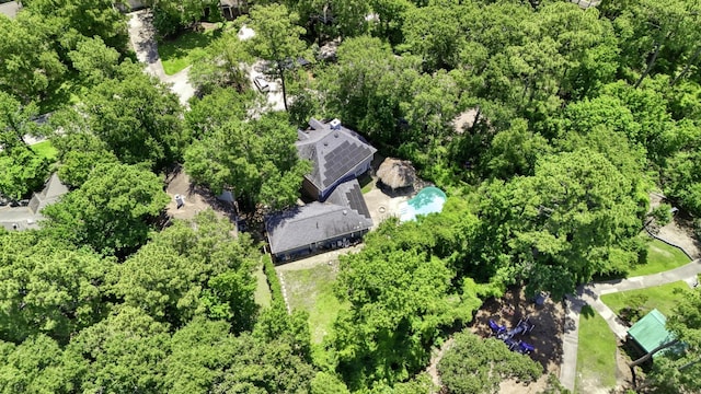 263 S Crimson Clover Ct, The Woodlands, TX 77381 - aerial view of property and surrounding area