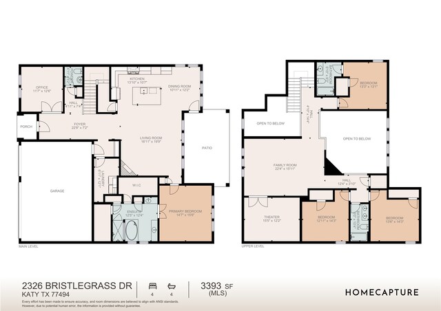 2326 Bristlegrass Dr, Katy, TX 77494 - property floor plan