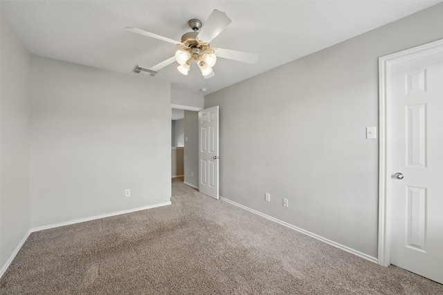 6419 Bonnie Chase Ln, Katy, TX 77449 - carpeted empty room with a ceiling fan and baseboards