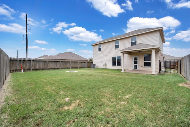 21114 Echo Manor Dr, Hockley, TX 77447 - back of house featuring a fenced backyard and a patio area