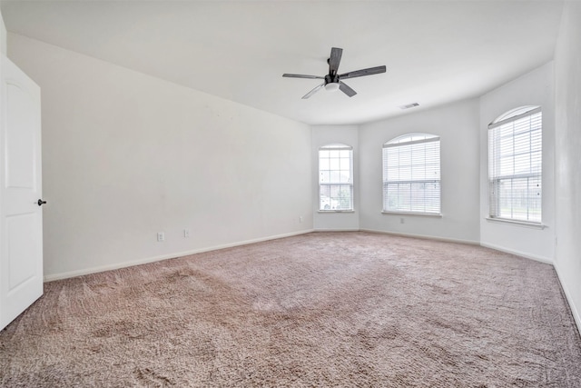 21114 Echo Manor Dr, Hockley, TX 77447 - empty room with carpet floors and ceiling fan