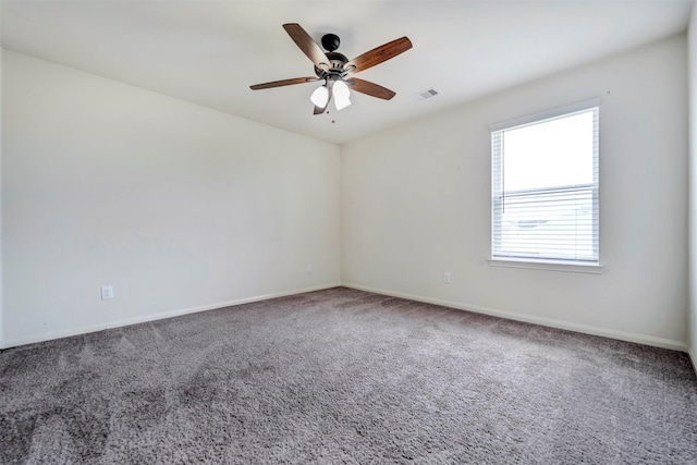 21114 Echo Manor Dr, Hockley, TX 77447 - carpeted spare room with a ceiling fan and baseboards